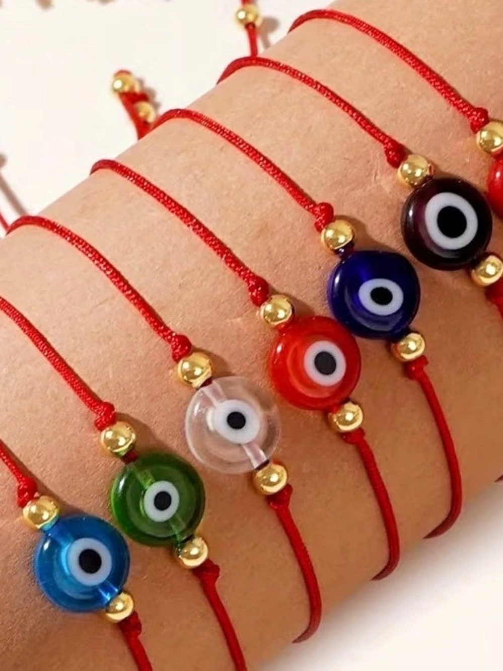 Evil Eye Beaded Bracelet each available in all color